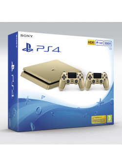 Игровая консоль Sony PlayStation 4 Slim 500Gb Gold (Золотая) (CUH-2008A) + дополнительный контроллер